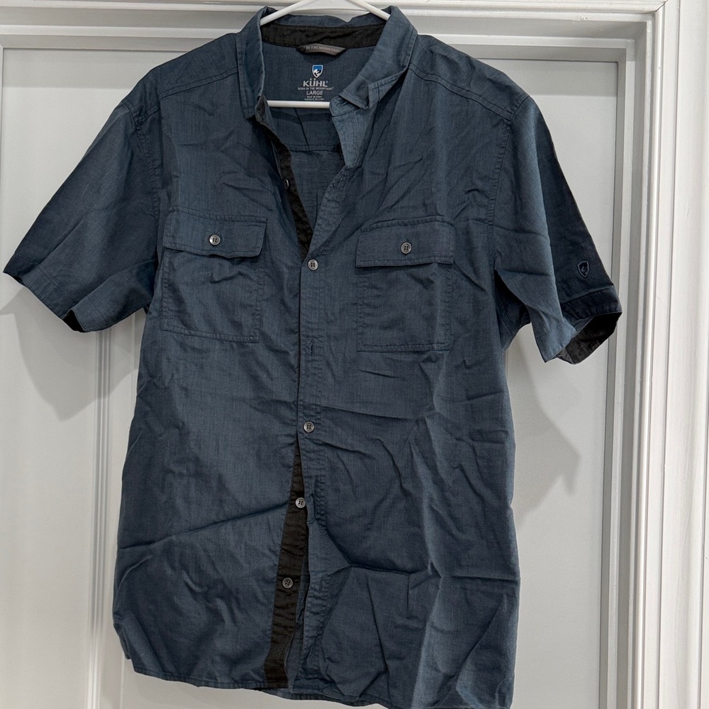 Kuhl Men's Short Sleeve Button-Down Shirt - Slate